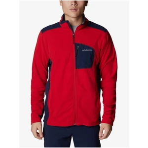 Blue-Red Men's Zippered Sweatshirt Columbia Klamath Range - Men's