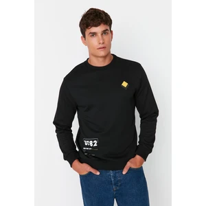 Trendyol Sweatshirt - Black - Regular fit