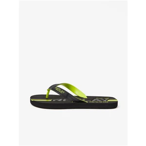 Black Men's Flip Flops Replay - Men's