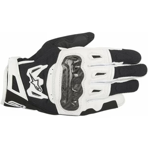 Alpinestars SMX-2 Air Carbon V2 Gloves Black/White 2XL Guanti da moto