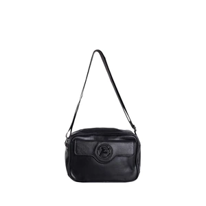 Black crossbody handbag