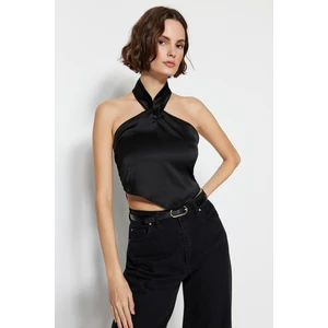 Trendyol Blouse - Black - Slim fit