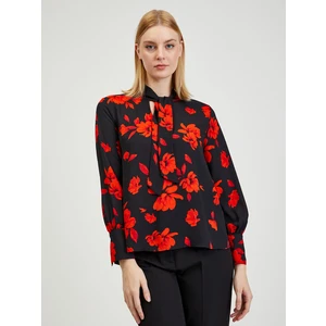 Red-black women's floral blouse ORSAY - Ladies