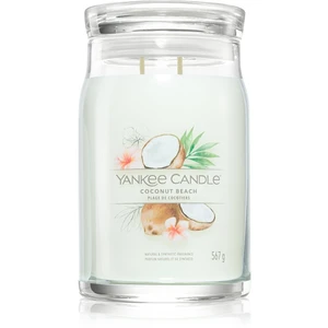 Yankee Candle Coconut & Beach vonná svíčka Signature 567 g