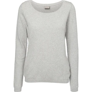 Vero Moda Dámsky sveter VMCARE Regular Fit 10136644 Light Grey Melange XS