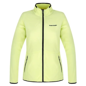 Women's functional sweatshirt Hannah SIANA sunny lime stripe