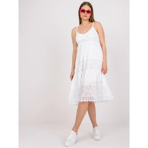 Abito midi da donna Fashionhunters Lace detailed