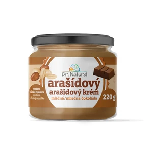 Dr.Natural Arašidový krém s mliečnou čokoládou 220g