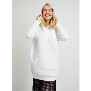 White Women's Oversize Hoodie Guess Alisa - Women