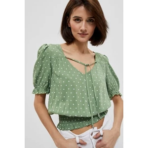 Blusa da donna  Moodo Polka dot printed