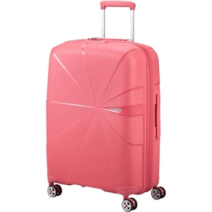 American Tourister Skořepinový cestovní kufr Starvibe M EXP 70/77 l - růžová