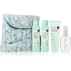 Suavinex Baby Care Essentials Set Blue cestovní sada (pro děti)