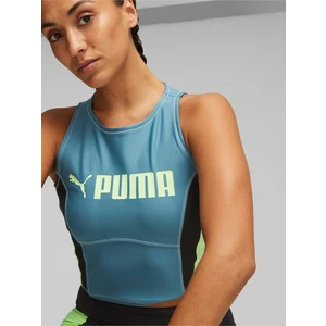 Puma Fit Eversculpt Blue Womens Sports Top - Women