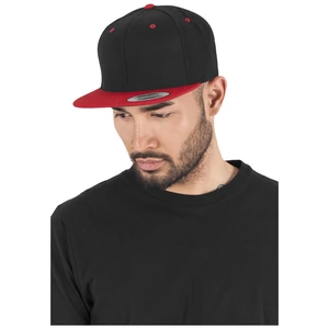 Klasický Snapback 2-Tone blk/red