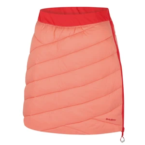 Women's reversible winter skirt HUSKY Freez L light orange/red