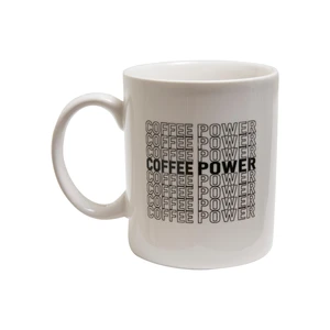 Coffee Power Cup bílý