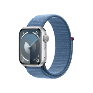 Apple Watch S9/41mm/Silver/Sport Band/Winter Blue