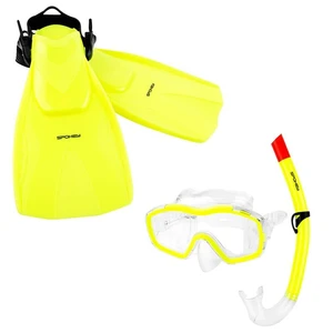 Spokey BOJKO Junior snorkeling set: mask, snorkel and plutvy, veľ. M (32/35)