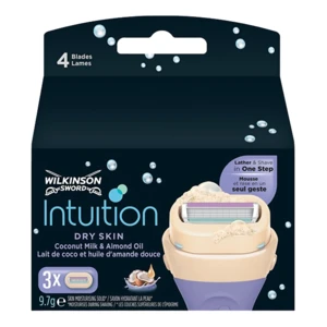 Wilkinson Sword Intuition Dry Skin náhradné žiletky 3 ks