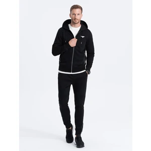 Ombre Men's sweatshirt set unbuttoned sweatshirt + pants