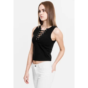 Women's lace top black