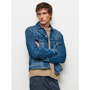 Pepe Jeans Pinner Men's Blue Denim Jacket - Men's