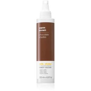 Milk Shake Direct Colour tónovací kondicionér pre hnedé odtiene vlasov Warm Brown 200 ml