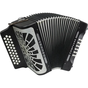 Hohner Compadre GCF Fekete Diatonikus tangóharmonika