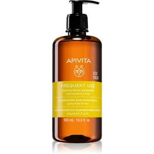 Apivita Frequent Use Chamomile & Honey šampon pro každodenní mytí vlasů 500 ml