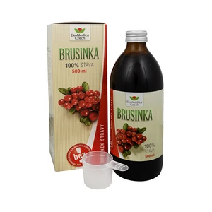 EKOMEDICA Brusnica 100% šťava 500 ml