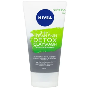 Nivea Detoxikační jílový čisticí krém 3v1 Urban Skin (Detox Clay Wash) 150 ml