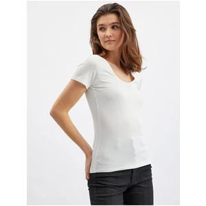 Orsay White Ladies Basic T-Shirt - Women