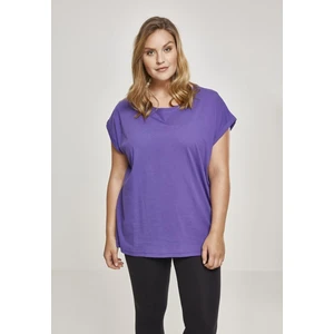 Women's ultraviolet T-shirt with extended shoulder