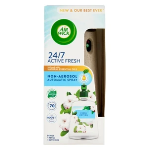 Air Wick Active Fresh Fresh Cotton automatický osvěžovač vzduchu s náplní 228 ml