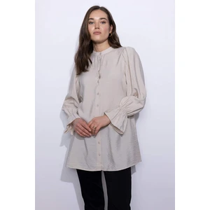 DEFACTO Regular Fit Crew Neck Long Sleeve Tunic