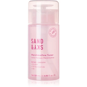 Sand & Sky The Essentials Marshmallow Toner jemné exfoliačné tonikum pre obnovu povrchu pleti 120 ml