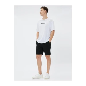 Koton Chino Shorts Tie Waist Pocket Cotton