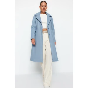 Trendyol Long Blue Cachet Coat