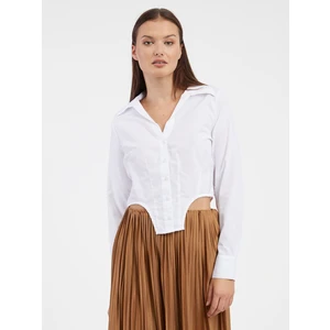 White Ladies Shirt with Corset ONLY Agla - Women