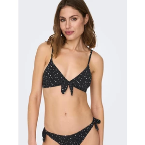 Black Women's Polka Dot Swimwear Top ONLY Nitan - Women