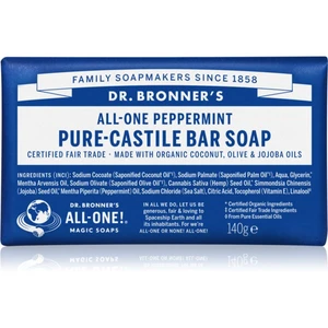 Dr. Bronner’s Peppermint tuhé mydlo 140 g