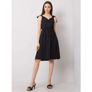 OCH BELLA Black dress with a triangle neckline