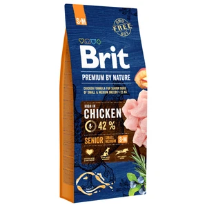 BRIT dog Premium By Nature SENIOR S+M - 3kg