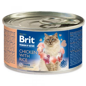 BRIT cat  premium  konz. CHICKEN/rice - 200g