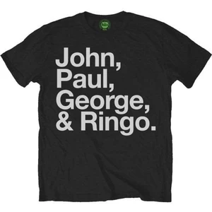 The Beatles T-Shirt John Paul George & Ringo Black M