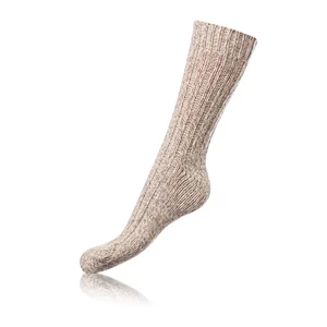 Bellinda <br />
NORWEGIAN STYLE SOCKS - Pánske zimné ponožky nórskeho typu - béžová