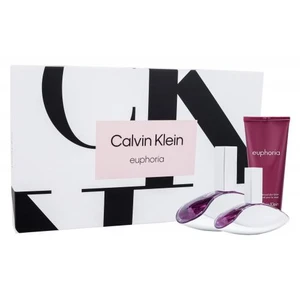 Calvin Klein Euphoria Dárková sada dámská parfémovaná voda 100 ml, Euphoria dámská parfémovaná voda 30 ml a tělové mléko Euphoria 100 ml