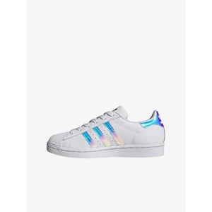 White Women's Leather Sneakers adidas Originals Superstar - Women