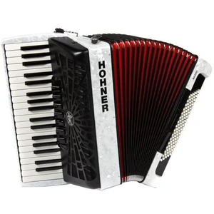 Hohner Bravo III 96 Bílá Klávesový akordeon