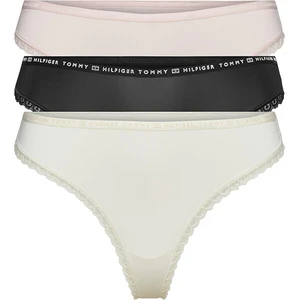 Tommy Hilfiger 3 PACK - dámská tanga UW0UW02824-0R8 XL